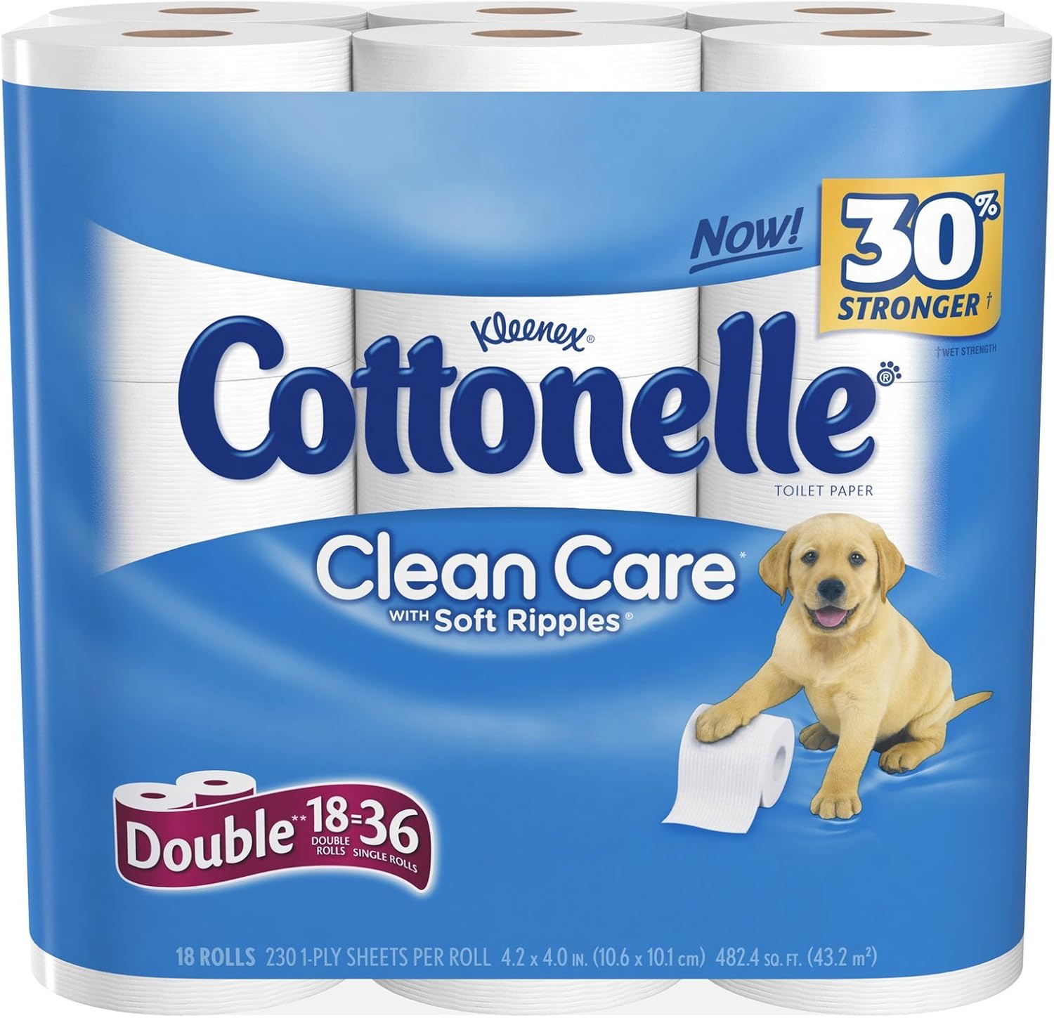 what kind of dog is on the cottonelle commercial