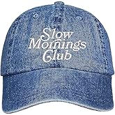 DSY Lifestyle Slow Mornings Club Embroidered Baseball Hat