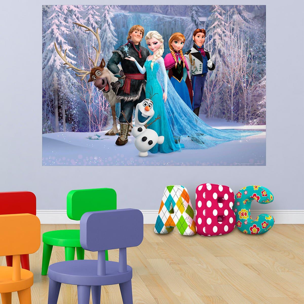 Disney AG Design Non-Woven Kids Frozen Giant Wall Poster, FTDNM 5227, Multi-Colour, 160 x 110 cm - Image 4