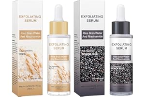 2PCS Peel Shot Glow Rice, Facial Essence Soft Body Scrub Gentle Yet Deep Pore Cleansing Moisturizing for Women Men All Skin T