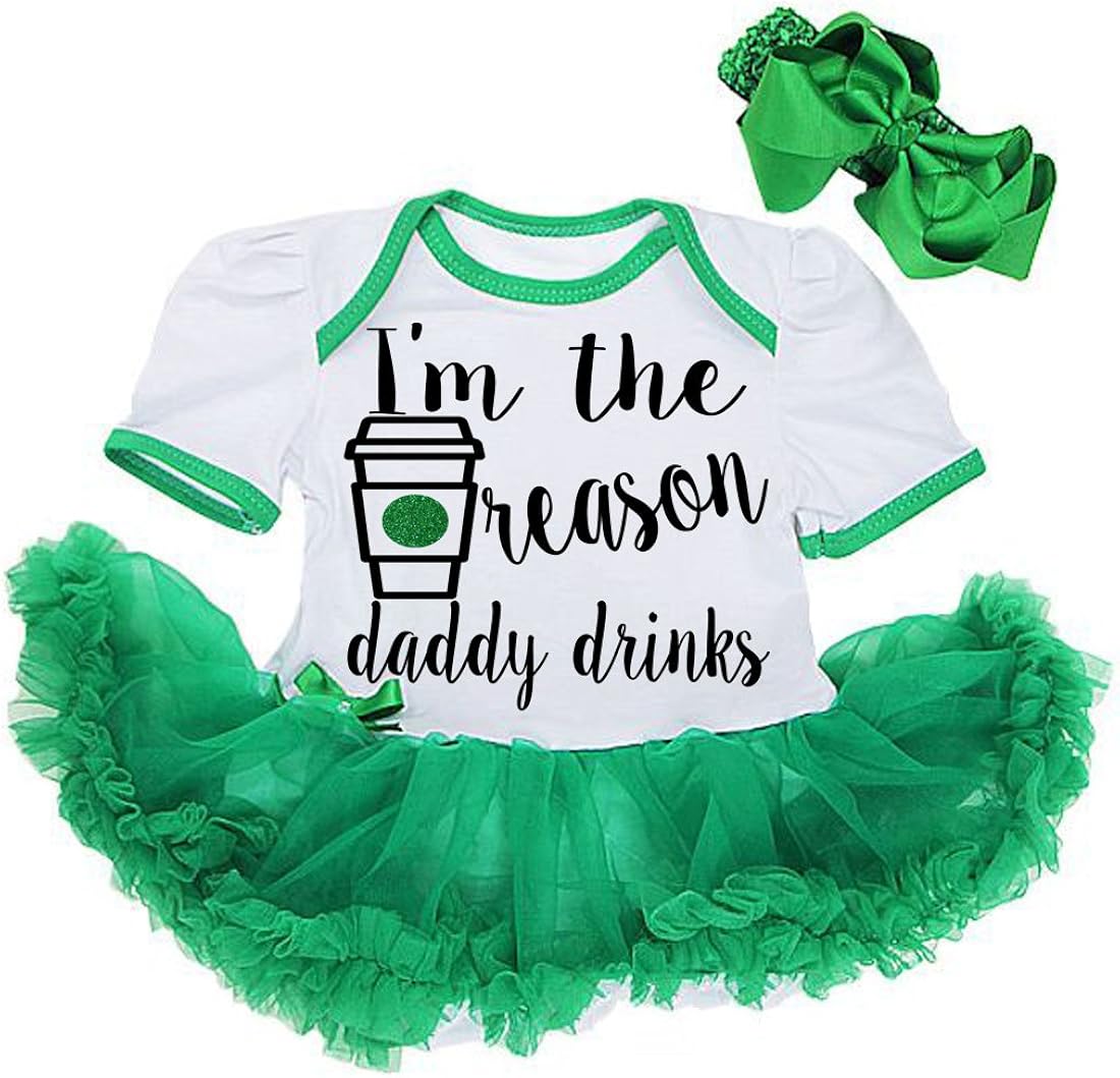 green and white outfit