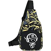 BLUBOON Small Sling Bag Crossbody Bags Camouflage Fanny Packs Chest Bag Travel Chest Gifts for Boys