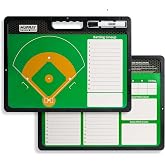 Murray Sporting Goods Premium Coaches Clipboard | Double-Sided Dry Erase Marker Board for Basketball, Baseball, Soccer, Football, Hockey (Marker Included)