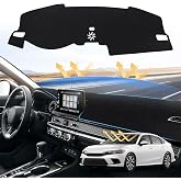 Sunsdrew Civic Dash Cover for 2022-2026 Honda Civic Dashboard Cover Mat | UV Protection Sunshade,Non-Slip Protector. Anti-Glare&amp;Beats the Heat.For Honda Civic Accessories