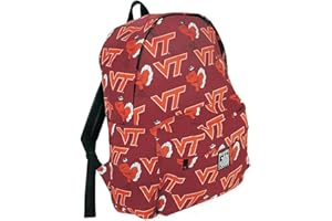 BROAD BAY Virginia Tech Backpack COMPACT Day Pack Travel Bag - MEDIUM SIZE 16in x 12in