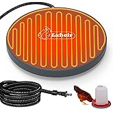 Lxheir Chicken Water Heater, 13'' Heated Base for Metal Plastic Poultry Founts Waterer 3-5 Gallons, Poultry Water Heater Base