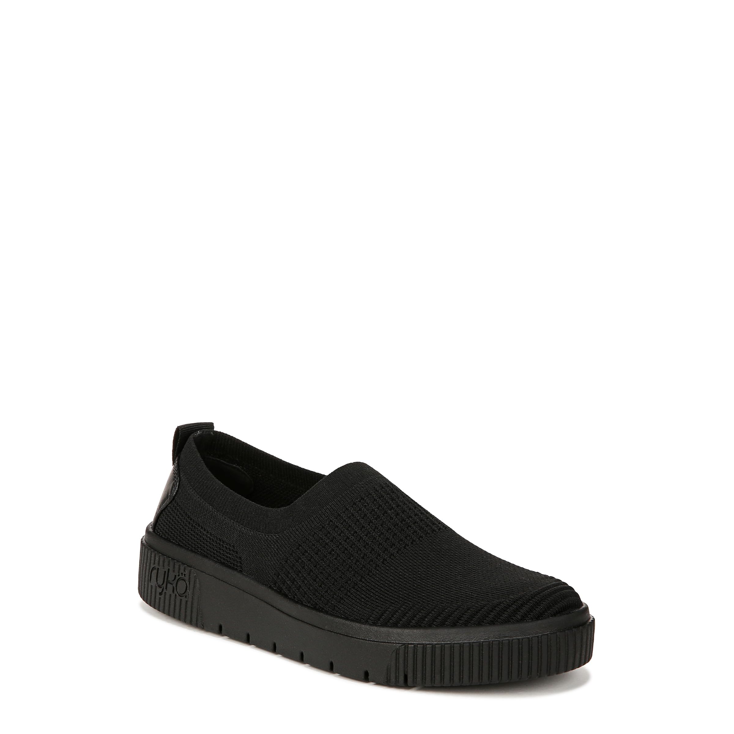 Ryka Womens Vista Slip On Sneakers Black 9 W