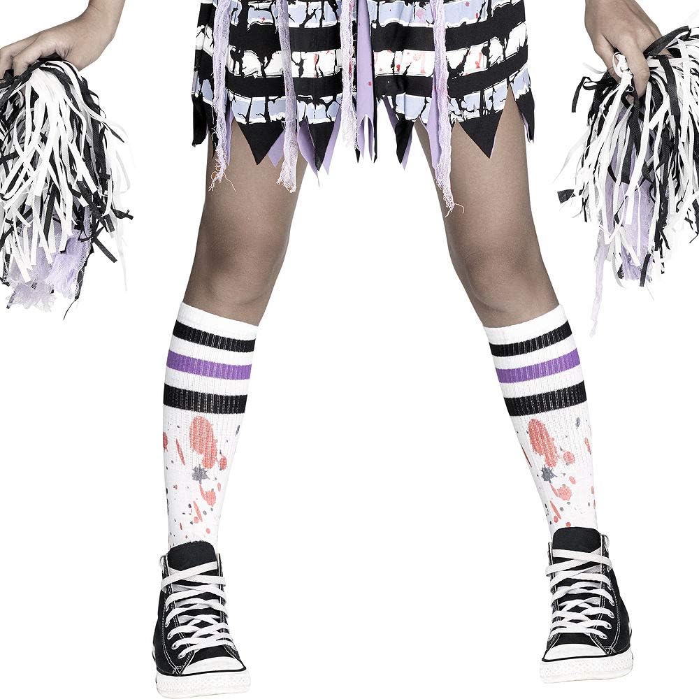 Fun World Zombie Fearleader Costume, Medium 8 - 10, Multicolor: Toys & Games