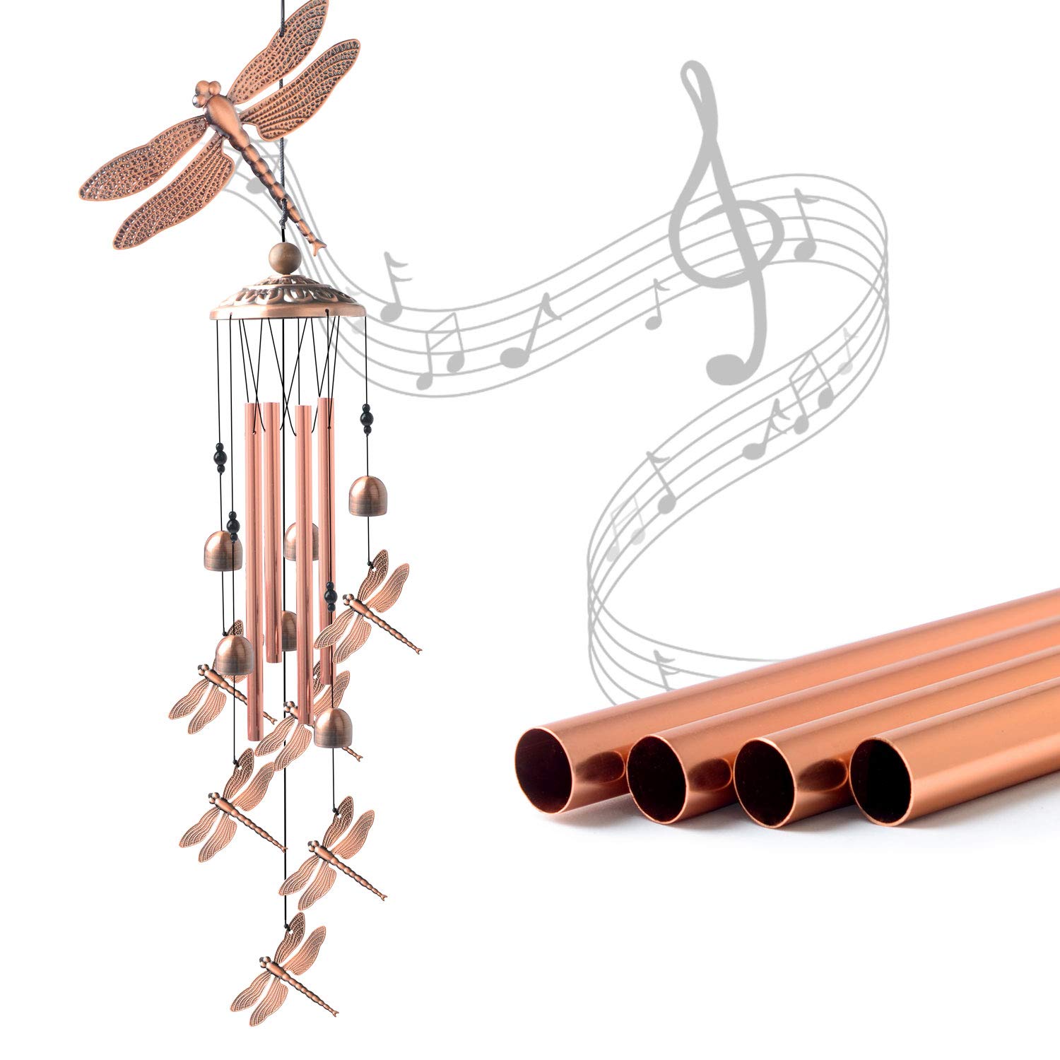 JOBOSI Dragonfly Wind Chimes