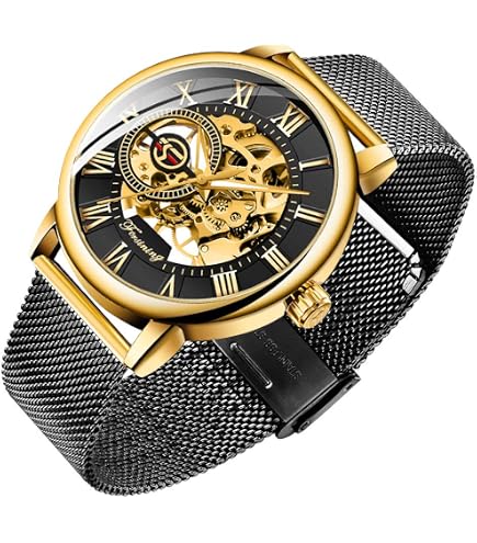 Amazon.com: Ladies Charles Hubert Stainless Skeleton Dial  display picture 2