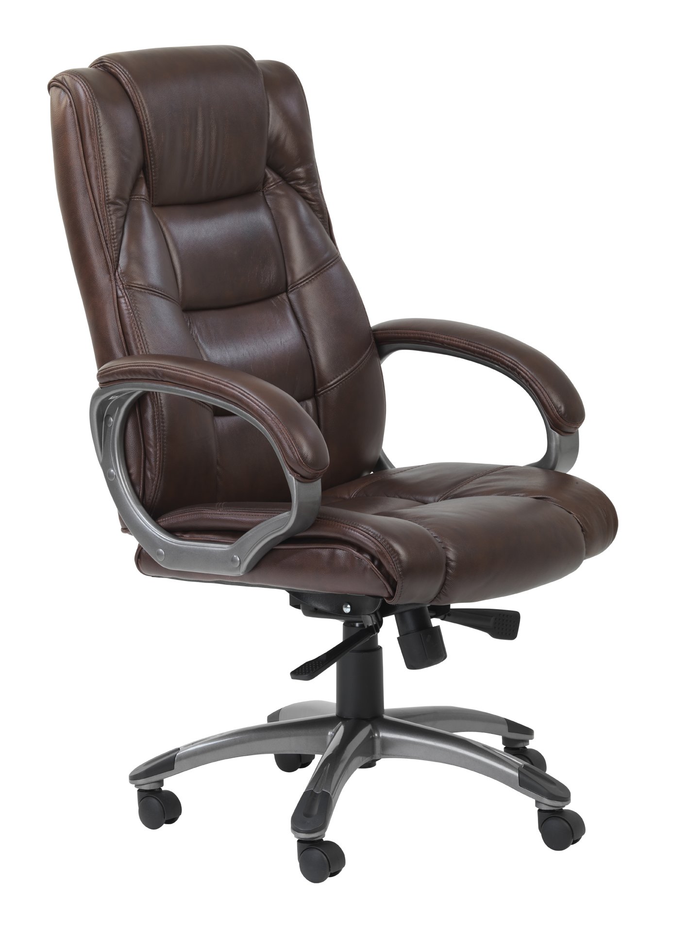 Alphason,AOC6332-L-BR,Northland Brown High Back soft feel leather executive chair,Brown,1000x650x740mm