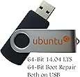 Ubuntu Linux 14.04 Bootable 8GB USB Flash Drive - Includes Boot Repair And Install Guide - Better Than Windows