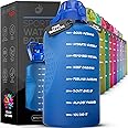 YOU GOT THIS LIVING Motivational Water Bottle with Straw & Handle,One Gallon Water Bottle 128 oz/3.8L,Reusable Water Jug, Achieve All-Day Hydration SpillProof, BPA FREE