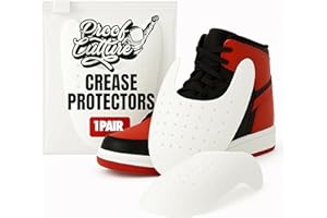 Proof Culture - 1 Pair of Anti-Wrinkle Shoe Crease Protectors Compatible with Nike Air Force 1, Jordans, Dunks & More - Small Size – Reusable, Trim-to-Fit Inserts for Crease Prevention