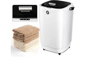 AZOUTDOOR Large Towel Warmer for Bathroom,Luxury Portable Bucket Towel Warmer Fits Up to Two 70"X80" Oversized Towels with Timing Auto Shut Off,Black