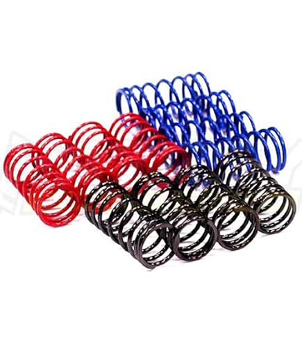 GPM Aluminum Adjustable Spring Damper Set For Traxxas 1/16 Mini E-Revo, Slash, Summit - Red - View #2