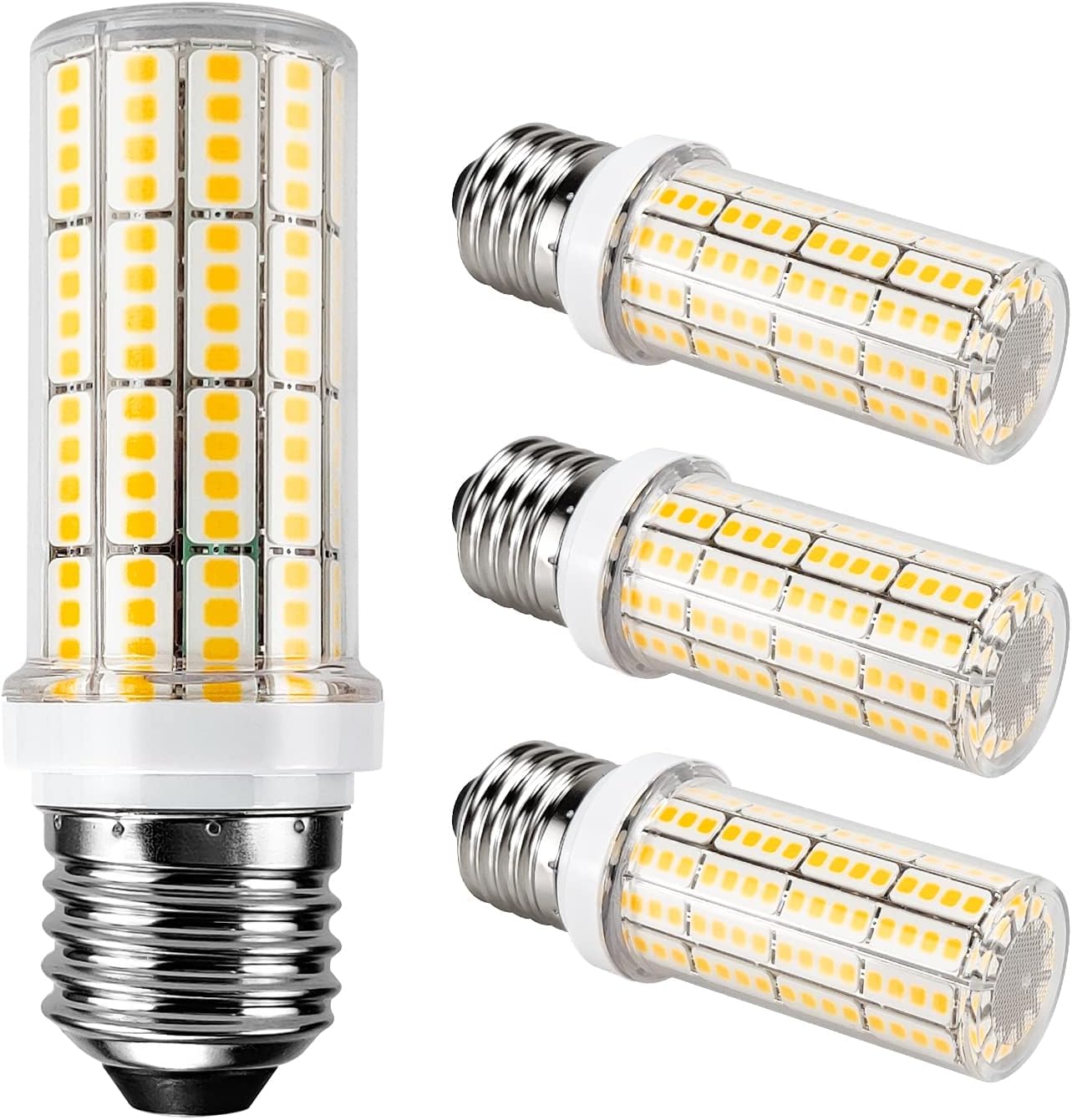 Photo 1 of LED Light Bulb 2500lumen 200w Equivalent Super Bright 3000K Warm Daylight White 20W LED Bulbs Waterproof E26/E27 Medium Base for Outdoor Indoor Home Garage Backyard LED Corn Light Bulb Pack of 4