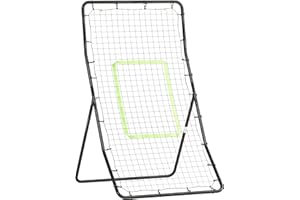 Soozier Volleyball Rebounder Net with Strike Zone, Pitch Bounce Back Net for Baseball, Softball, Soccer, Lacrosse, Sports Pra