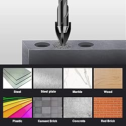 11-pc Carbide Masonry Concrete Drill Bit Set for
