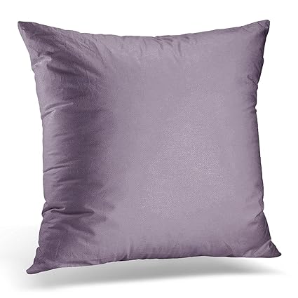 Amazon Com Vanmi Throw Pillow Cover Plum Mauve Purple Solid Color