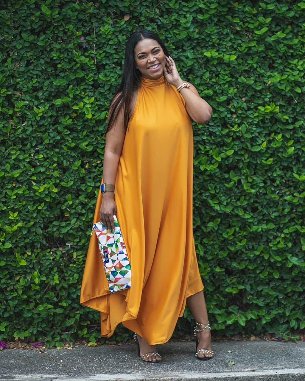 mustard dress amazon