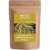 Blessfull Healing Organic Goldenseal Root Powder 100% Pure Natural 100 Gram / 3.52 oz