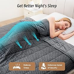 Wemore Minky Dot Weighted Blanket for Adults Queen