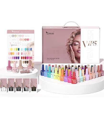 Amazon.com : V VENALISA VIP4 + 120Pcs Gel Nail Polish Set : Beauty