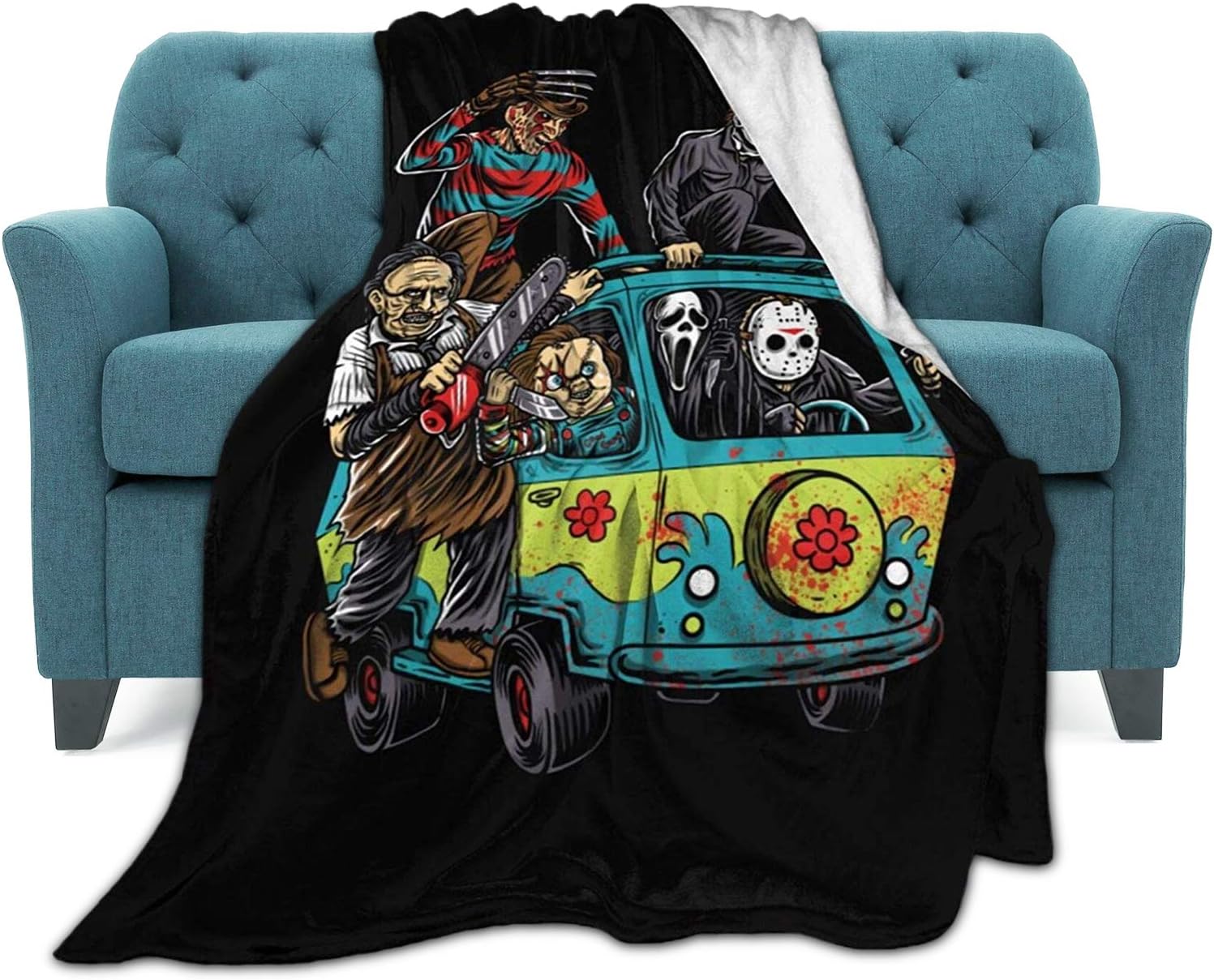 Horror Movie Character UltraSoft Micro Fleece Throw