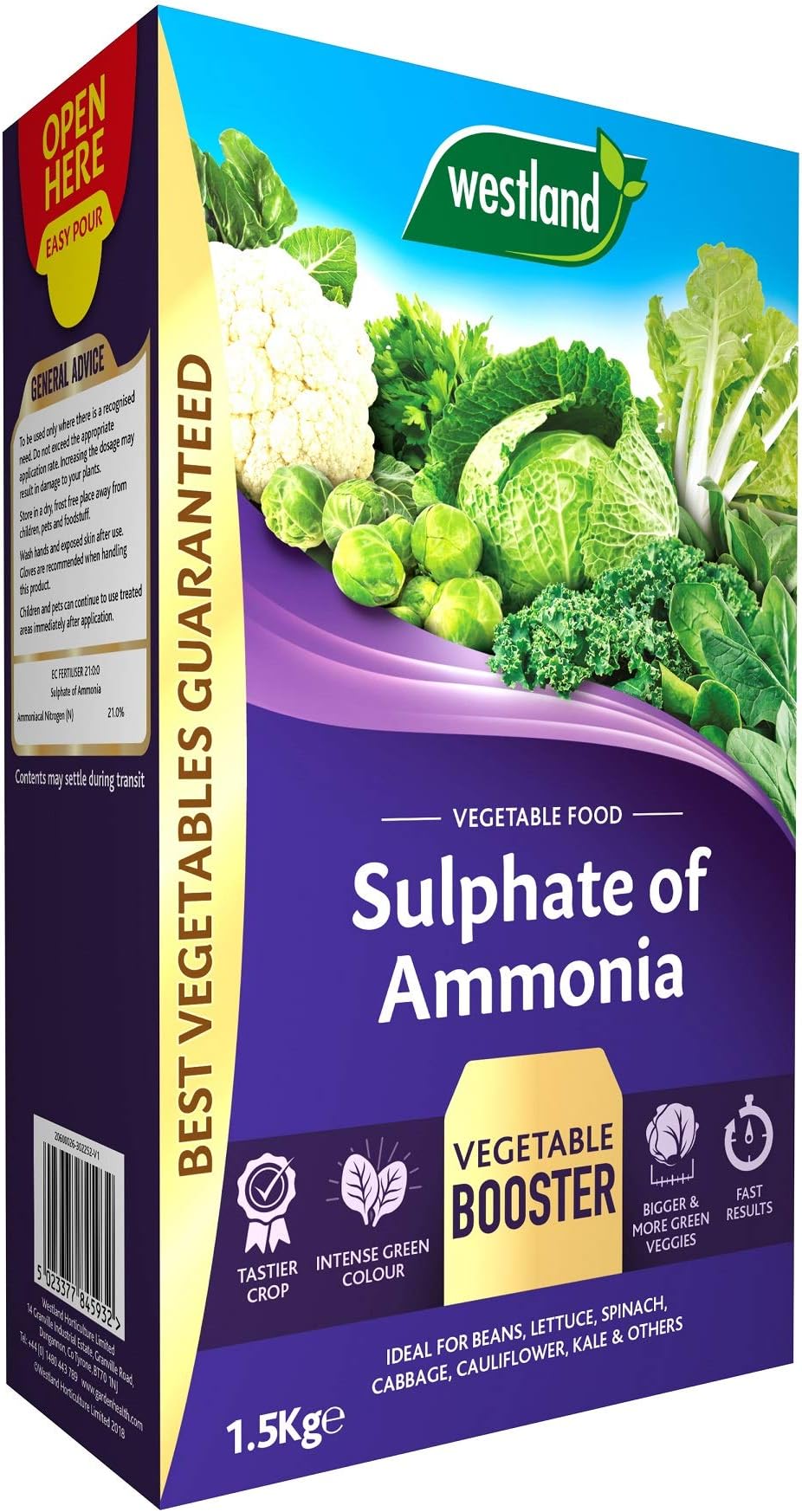 Westland Sulphate of Ammonia Vegetable Crop Food 1.5 kg
