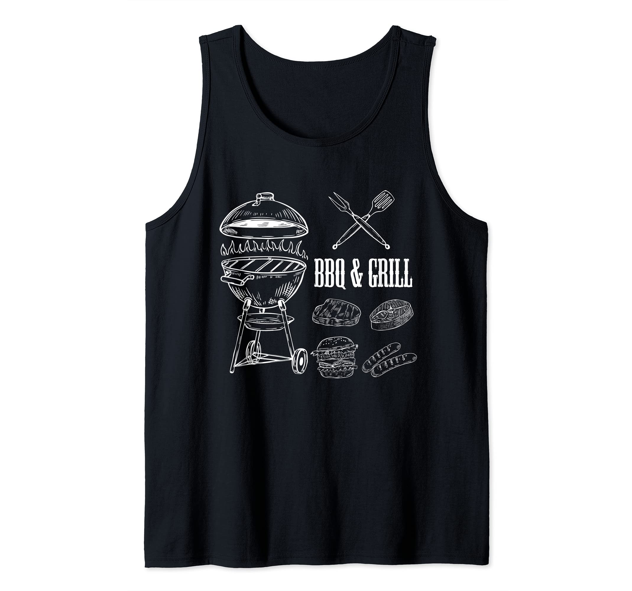 BBQ - Grill - Steak - Skewers - Summer Vacation Tank Top