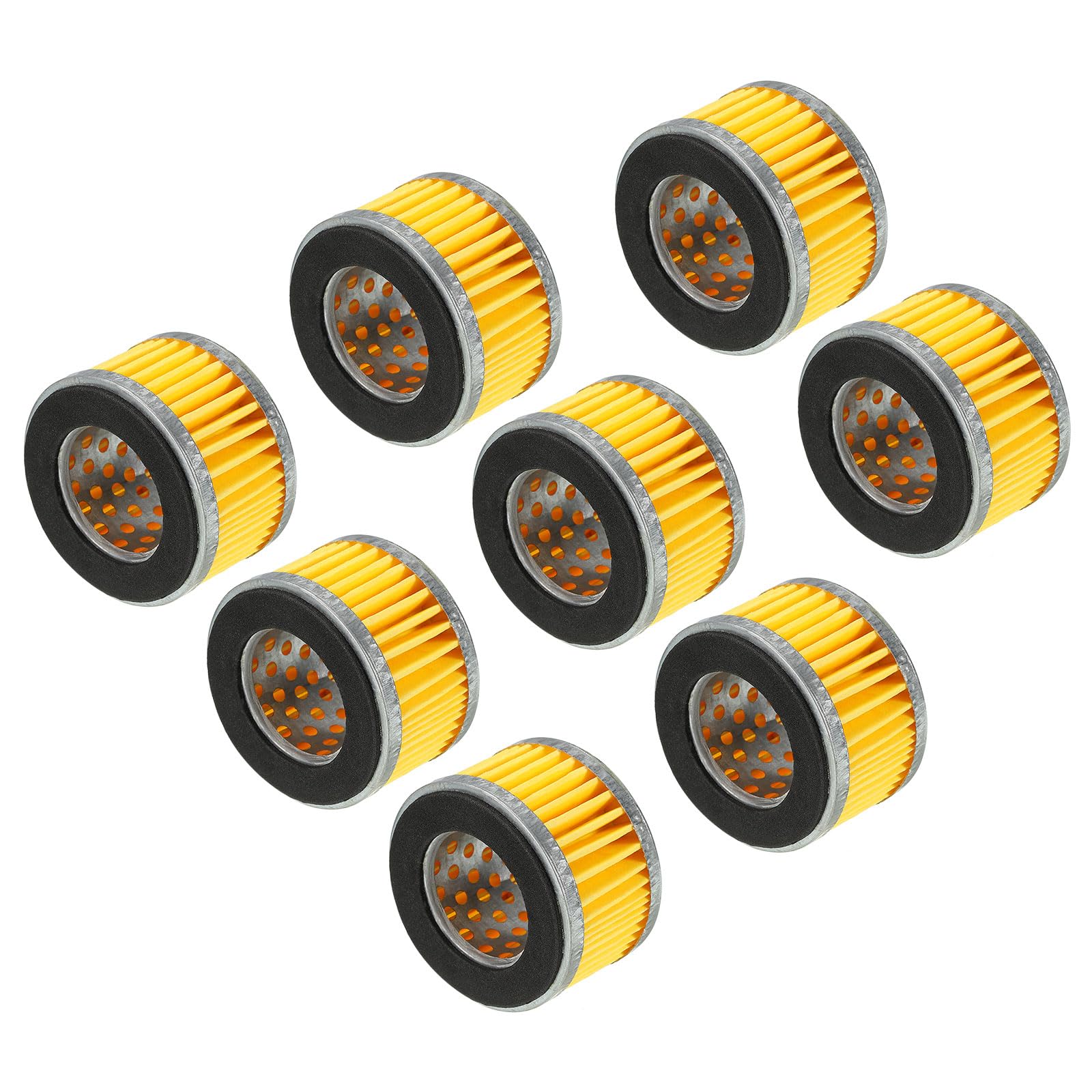 PATIKIL Replacement Compressor Air Filter Element, 8 Pack Intake Paper Filter for Air Compressors