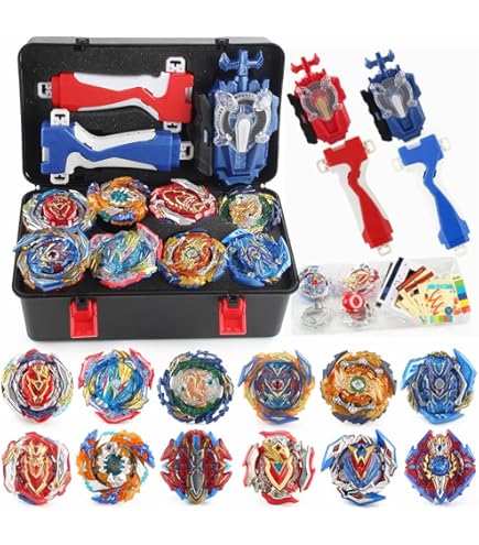 Various – Techniques Of Battle　12\"x2 Amazon.com: Battle Burst Tops Box Set,12 Battling Spinning