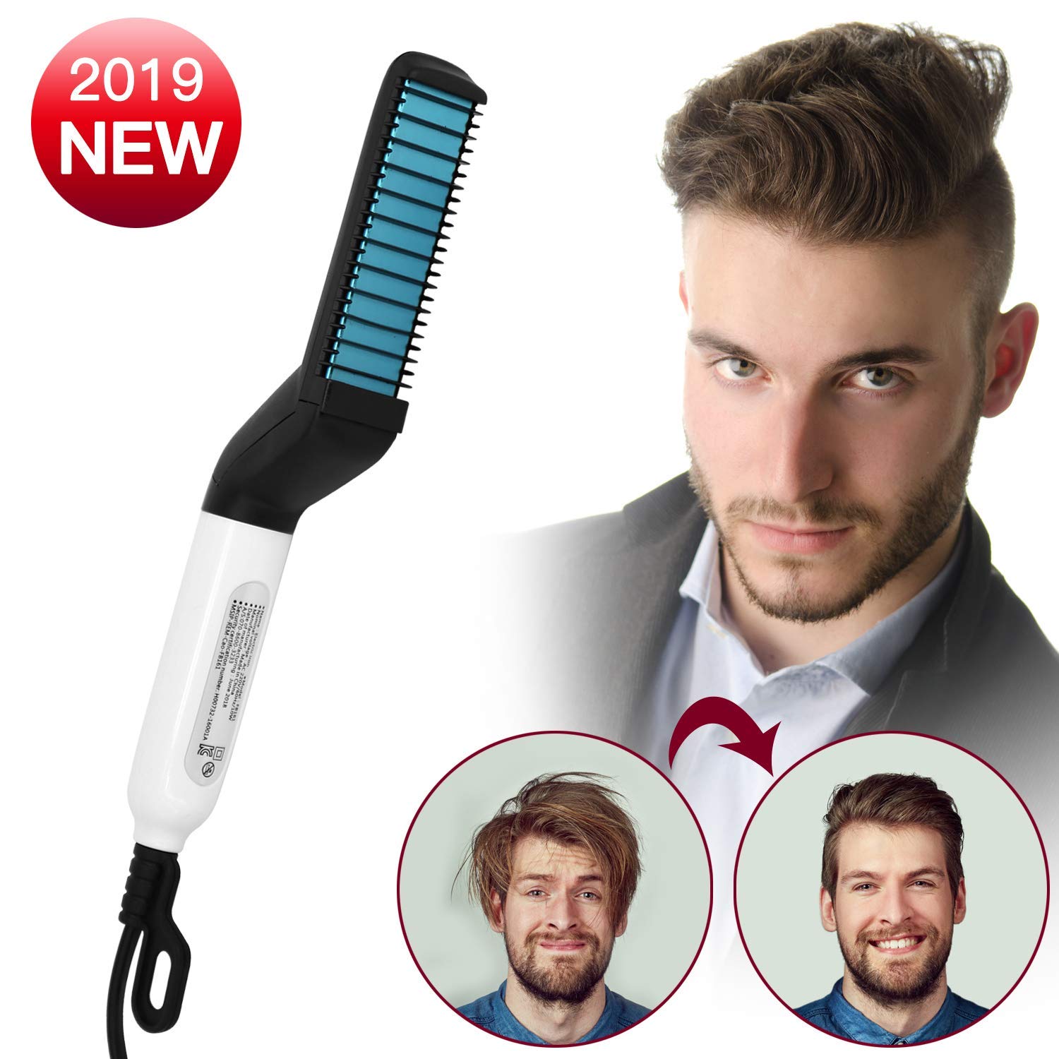 Buy Guptas Sons Electronic Beard Hair Straightening Comb Quick