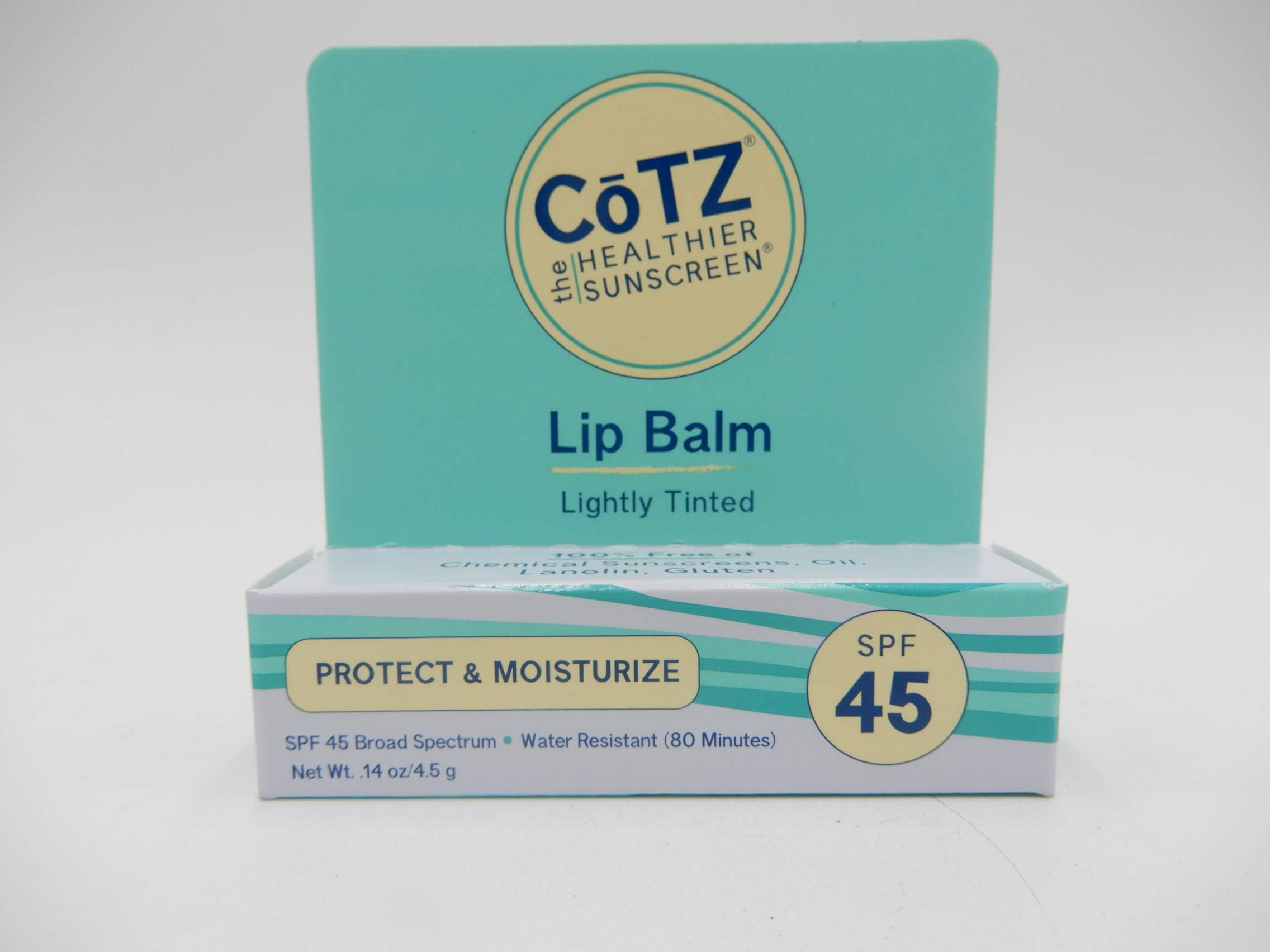 Cotz Lip Balm Spf 45, .14 Ounce (2 Pack)
