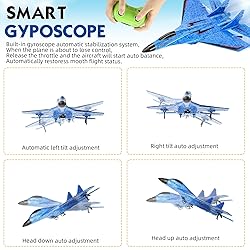 RC Plane, Remote Control Wireless Airplane Toy - RC