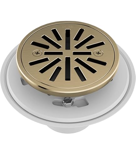 Couvercle De Vidange Douche Kohler Rond Polished Chrome K-9132-CP - Neuf Avec Rayures