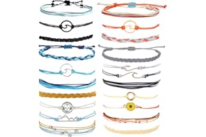 LONG TIANTIAN Sunflower String Bracelet for Teen Girls Handmade Braided Rope Boho Bracelet Teen Girl Gifts Trendy Stuff Adjustable Waterproof Surfer Bracelet Saccessories Teen Girl Christmas Gifts 2023