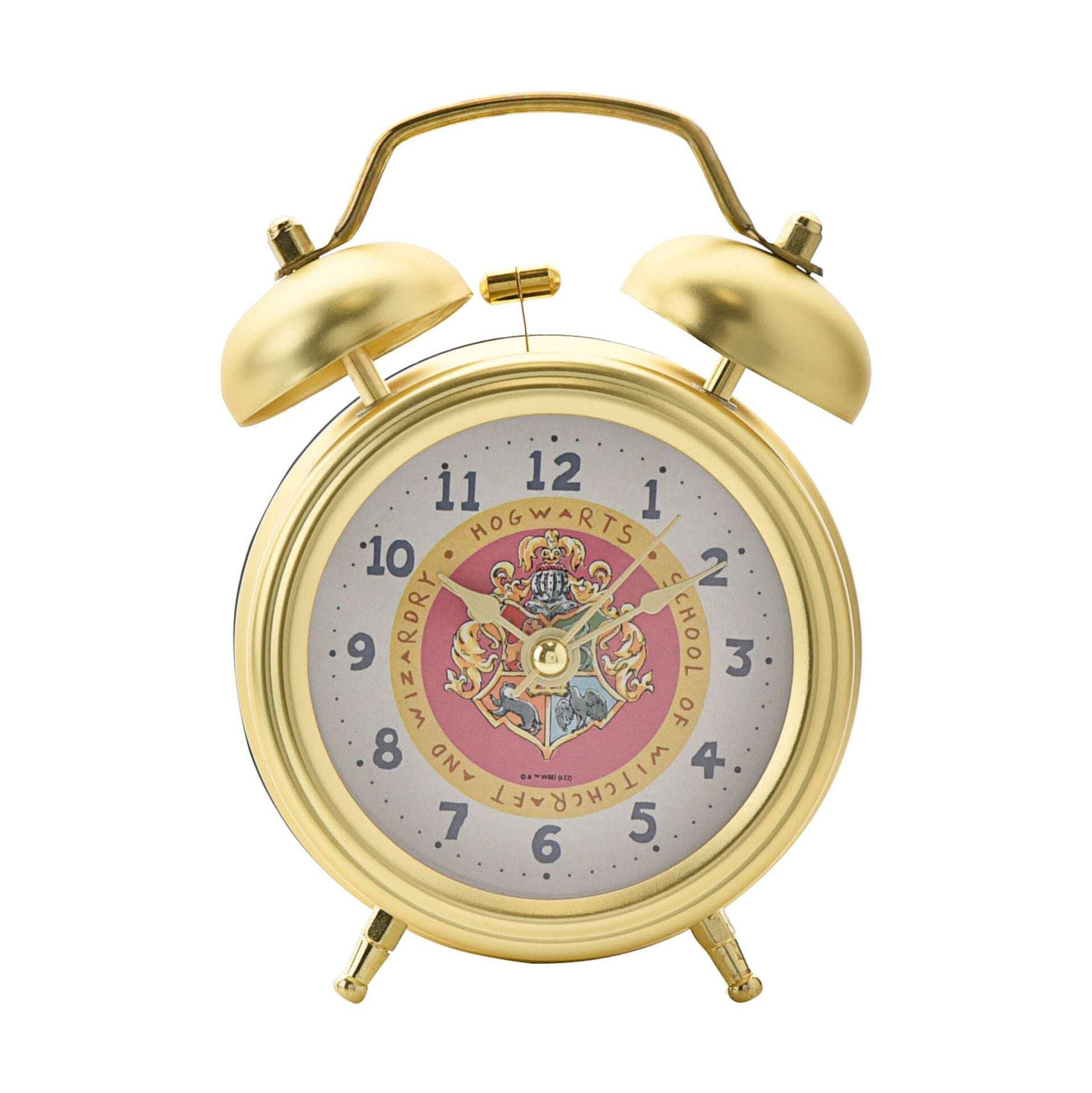 Widdop Harry Potter Hogwarts Crest Twin Bell Alarm Clock