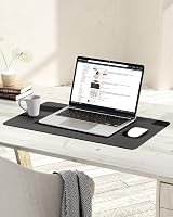 YSAGi Non-Slip Desk Pad 60x35 cm Waterproof PVC Leather Desk Protector view 2