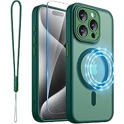 ROYBENS for iPhone 15 Pro-Max Matte Clear Case