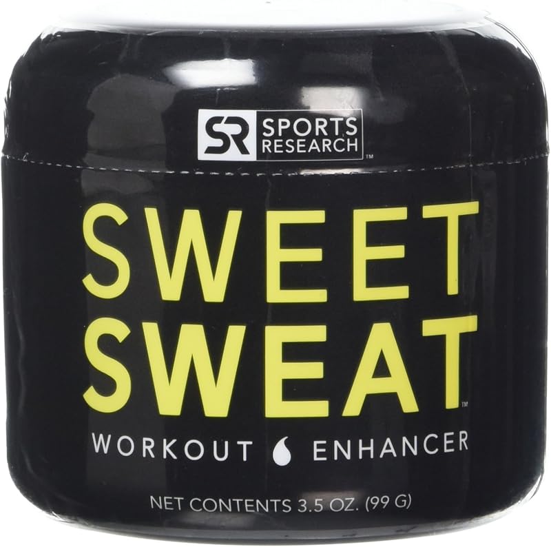 Sports Research Sweet Sweat Thermo Genic Action Cream Jar 3.5oz Muscle Warm Up