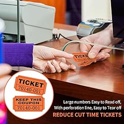 L LIKED Raffle Tickets Double Rolls 1000 per Roll