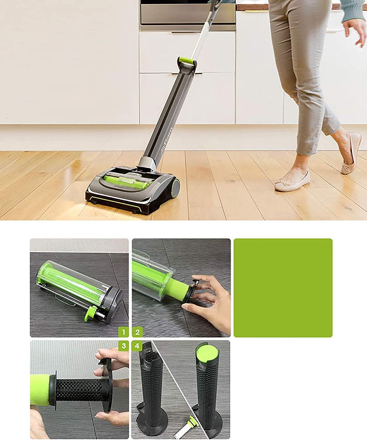 3pack Washable Filter for Gtech AirRam MK2 K9 Cordless Vacuum Cleaner