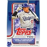 2025 Topps Series 2 Baseball Blaster Trading Card Box (7 Packs Per Box, 12 Cards Per Pack)