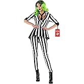Morph Womens Black And White Striped Suit Sizes S-3XL, Halloween Costumes For Womens Halloween Costume