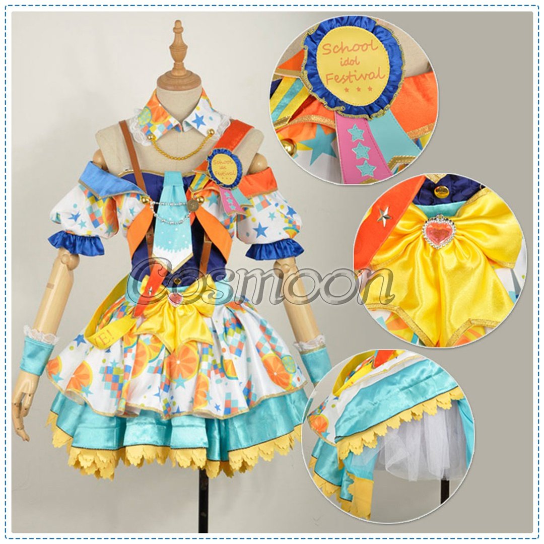東條希 Cosmoon コスプレ B06zxxpyc7 女性用xl 女性用xl コスチューム 打歌服 Ur のんたん 覚醒後 アイドル衣装編 ラブライブ 衣装 コスチューム 国内最安値 Makan Place