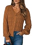 Dokotoo Cardigans for Women Lightweight Sweaters V