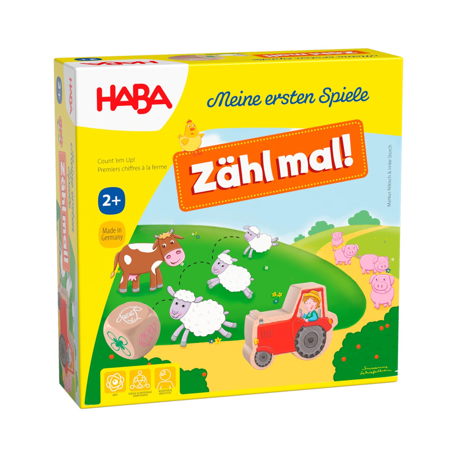 HABA 305878 My Very First Games – Count ’em Up! An animal-themed numbers game ages 2+ (Made in Germany)
