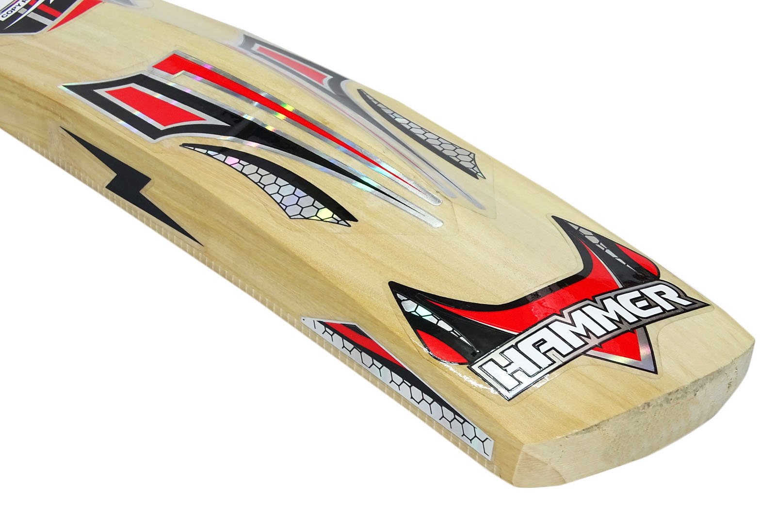 BDM Hammer Kashmir Willow Wood Short Handle Cricket Bat with Carry Case